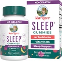 MaryRuth Organics Melatonin Gummies | 5 mg Sleep Gummies with Vitamin B6 | Organik Cane Sugar | Relaxation & Sleep Support for Yetişkinler | Vegan | Non-GMO | Gluten Free | 60 Count