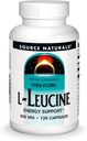 Source Naturals L-Leucine, 500 mg, 120 Capsules