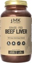 MK Συμπληρώματα Grass Fed Beef Liver Supplement, υποστηρίζει την παραγωγή ενέργειας, την αποτοξίνωση, την πέψη, την ανοσία και την πλήρη ευεξία του σώματος, μη GMO, παγωμένη αποξηρανμένη, 45 εξυπηρετούν (3.000 mg έκαστο)