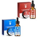 Sandalwood Beard growth Oil with 2X Concentration Biotin for Men and Vanilla Beard growth Oil with 2X Concentration Biotin for Men, Natural Materialss & bloodens Face Hair growth