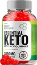 Essential Keto ACV Gummies - Advanced Formula Essential Keto + ACV Weight Management Gummies Apple Cider Vinegar Keto Essential ACV Gummies Dietary Supplement Reviews Vitamin B12 B6 (60 Gummies)