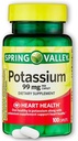 Potasyum 99 mg- 100 Caplets (Pack of 1)