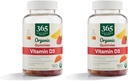365 by Whole Foods Market, Organik Vitamin D3 Gummy, 160 Kont (Pack of 2)