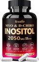 Bualle Myo-Inositol & D-Chiro Inositol συμπλήρωμα (40:1) Blend to Support Hormone Balance for Women