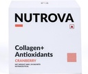 NUTROVA Collagen+Antioxidants Supplement - Marine Collagen Powder for Men & Women,Αυξάνει την ενυδάτωση του δέρματος,Μειώνει τη βλάβη του δέρματος,Υποστηρίζει Υγιεινό δέρμα,Κέρας & Καρφάκια,Βατόμουρο,1 καταμέτρηση,30