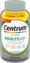Centrum Silver Adults 50+ Multivitamin, 325 Tablets+Bundle with VITACARE Whistle Key Chain for Outdoor