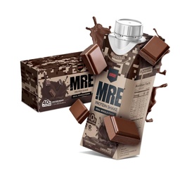 REDCON1 MRE Ready to Drink Protein Shake, Milk Chocolate - Λακτόζη + Ορός γάλακτος Δωρεάν Ε & ΤΑ 40gr Πρωτεΐνη κατασκευασμένη με Real Full Food Protein Blends - Κετο-Φιλική και Εύκολη να Digest Διατροφική Shake (12 Pack)