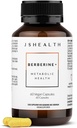 JSHealth Vitamins Berberine+ Formula — Συμπλήρωμα Βερβερίνης για τη Μεταβολική Υγεία — Vegan, Gluten-free & Non-GMO. (60 δισκία)