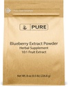Pure Original Materialss Blueberry Extract (8oz) Non-GMO, Gluten-free, Non Fillers veya Katkılar