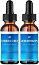Cerebrozen Tinnitus Ear Drops - Cerebrozen 24, Cerebrozen Liquid Drops, Cerebrozen Yorumlar, Cerebrozen Drops for Ear Relief (2 Pack - 120 ML)
