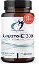 Σχέδια για την υγεία Annatto-E 300mg Τοκοτριενόλες Βιταμίνη E - Delta + Gamma Τοκοτριενόλες για την υποστήριξη της υγείας της καρδιάς, την υγεία των ματιών, την υγιή γήρανση - DeltaGold Antioxidants Supplement (60 Vitamin E Softgels)