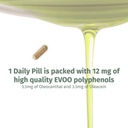 Καψάκια OleocanTM - 90 Day Supply - Premium EVOO Polyphenol Supplement - 3,5mg Oleocanthal και 3,5mg Oleacein - Broad Spectrum