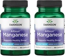 Swanson Albion Chelated Manganese 10 Milligrams 180 Κάψουλες (2 Συσκευασία)