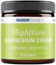 Magnezyum Cream – Upical Magnezyum Lotion for Nighttime Relief for Leg Cramps, Sleep & Muscle Soreness – Çocuklar için Güvenli (Bergamot)