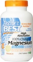 Doctor's Best High Absorption Magnesium (100 Mg Elemental) - 240 ct (Pack of 3)