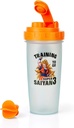 Dragon Ball Z Super Saiyan Goku Gym Shaker Şişe -20-127-Free Plastik Blender Şişe Whisk Ball ile - Protein Shake, Mealchange, Smoothie Mixer - Gym Workout Accessory - Ideal DBZ Hediyeleri