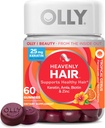 OLLY Heavenly Hair Gummy, Supports Health Saç, Keratin, Biotin, AMLA, Chewable Supplement, 30 Day Supply - 60 Count