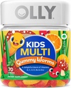 OLLY Kids Sleep & Multivitamin Gummy, Melatonin & Vitamins A-E, Bs, çinko, 50 Count Sleep ve 70 Kont Multivitamin