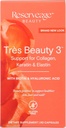 Reserveage Nutrition - Tres Beauty 3 - Supplement for Hair Growth, Skin Care & Nail Care - Collagen Supplement with Keratin & Biotin - Gluten Free - 90 Capsules (30 Servings)