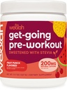 Wellah Get-Going Pre-Workout Drink Mix (Fruit Punch Flavored, 30 Hizmet)
