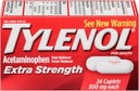 TYLENOL Ekstra Güçlü Acetaminophen 500 mg Caplets 24 Her