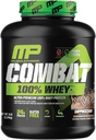 Muspharm Combat 100% Whey Protein Powder, Cappuccino Flavor, Fast Recovery & Myster Gain with Whey Protein Isolate, High Protein Powder for Women & Men, Gluten Free, 5 lb, 70 Servings