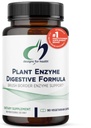Designs for Health Plant Enzyme Digestive Formula - συμπλήρωμα χορτοφαγικών ενζύμων - Υποστήριξη κόκκων με Hemicellulase, Protease + More - Μπορεί να υποστηρίξει περιστασιακό αέριο + Bloating (90 κάψουλες)