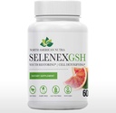 Selenex GSH | Glutathione Production için En İyi | 60 Capules| NAC 600 mg, SelenoExcell® Selenium 200mcg, Red Orange Complex 100 mg