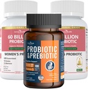 Gut Health Support Sche: 2 Kadın Probiyotiklerinin 2 Şişesi + 1 Evrensel Probiyotiklerin Şişesi – Digestive, Urinary & Immune Health for Men & Women