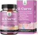 G-Curve Breast and Butt Enhancer Pills Μπορεί να υποστηρίξει ηρεμητικές καμπύλες - χάπια βοτανικής ενίσχυσης με Horny Goat Weed for Women Saw Palmetto Extract and L-Arginine * Results May Vary