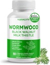 Wormwood Whole Cloves Milk Thistle with Other Herbs - Υποστήριξη Digestive Health, Liver Wellness - Κατασκευάζεται και δοκιμάζεται στις ΗΠΑ