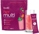 Root'd Multivitamin Powder for Women - 25 Βιταμίνες & Ορυκτά με 3X Electrolytes, 9 Organic Superfoods, Probiotics & Enzymes, Sugar-Free Multivitamin & Hydration 