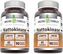 Amazing Formulas Nattokinase Dietary Supplement 100 mg Veggie Capses Supplement 