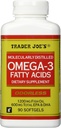 Trader Joe'nun Moleküler Olarak Ölmüş Omega-3 Fatty Asits Diyeter Supplement