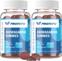 2 Pack Ashwagandha Gummies & Vitamin D3 Gummies Organik Aswangdha Supplement for improve Sleep, Stress Relief & Mood Calm (Non-GMO, Gluten-Free & Sugar Free)