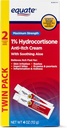 Ικανό TWINPACK 1% Hydrocortisone Anti-itch Cream Σε σύγκριση με τη μέγιστη δύναμη Κορτιζόνης