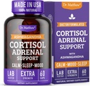 Ο Δρ Matthew Cortisol Reducer συμπλήρωμα για τις γυναίκες. Adrenal Support with Ashwagandha, Rhodiola & Ginseng – Ένα κοκτέιλ Detox για να χαλαρώσουν, να χαλαρώσουν και να ξεκουραστούν