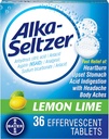Alka- Seltzer Lemon Lime 36 Αναβράζοντα δισκία (πακέτο του 2)
