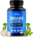 Brain Code Nootropic Brain Supplement for Memory and Focus | Supports Cognitive Health & mentalty, Advanced Concentration | 90 Capsules