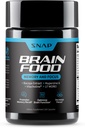 Snap Supplements Brain ATM Nootropics Supplement for Memory, Focus & Clarity, Bacopa Extract, Ginkgo Biloba, 60 Capsules