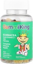 Gummi King Echinacea Plus συμπλήρωμα ψευδαργύρου βιταμίνης C, φράουλας/λεμονιού/πορτοκαλί/γκρέιπ-φρουτ, 60 μέτρα