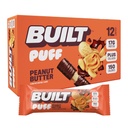 İnşa edilen Bar, Puff protein Bars, Peanut Butter Puff, 17g Protein Snacks, On-The-Go Bars, Sadece 150 Calories, 6g Sugar, Collagen, Gluten Free, 12 Count