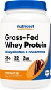 Nutricost Grass-Fed Whey Protein Yoğunluğu (Chocolate Peanut Butter) 2LBS - Post Workout Toz Supplement, Non-GMO