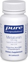 Pure Encapsulations Melatonin 0,5 mg - Doğal Uyku Yatak zamanı için Yardım - Regulates Sleep-Wake Döngüsü - 0,5 mg Melatonin - Vegan & Non-GMO - 60 Capsules