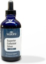 Üstün Colloidal Silver, Waiora, Sıvı Mineral Supplement, 40 PPM, Immune Support, Blue Glass Şişe Dropper (1 bott/22 serv.)