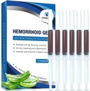 Hemorrhoid Tedavisi Fissure Discomfort için Suppository: Doğa Hemorrhoidal Kromat Gel - Hızlı Soothing Healing Itching Yan Ağrı Yardımı (Aloe, Pack of 6)