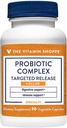 The Vitamin Shoppe Probiotic Complex 4 Δισεκατομμύρια CFUs– Στοχευμένα Καπάκια Ελευθέρωσης – Υποστηρίζει Εντερική Υγεία & Διέγερση με Ισορροπία Προβιοτικών Στρωμάτων (90 Καψάκια Φυτικών)