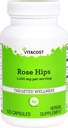 Vitacost Rose Hips -- 1,100 mg per serving- 120 Capsules