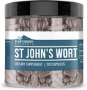 Earthborn Elements St. John's Wort 200 Capsules, Pure & Undiled, No Wordss