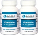 D3 Vitamini Şişe Paketi Için 100 Softgels 2